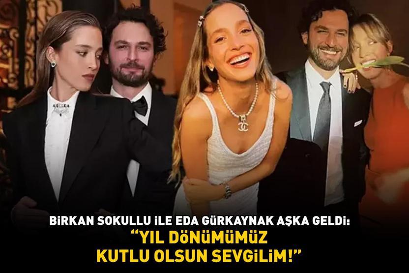 Birkan Sokullu ile Eda Gürkaynak aşka geldi Yıl dönümümüz kutlu olsun sevgilim