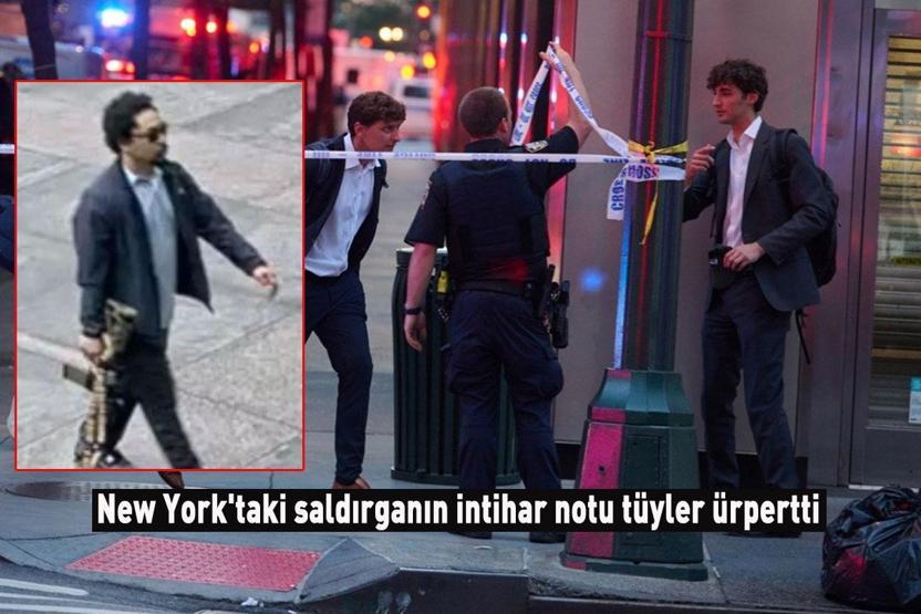 New Yorktaki saldırganın intihar notu ortaya çıktı Tüyler ürperten ayrıntı