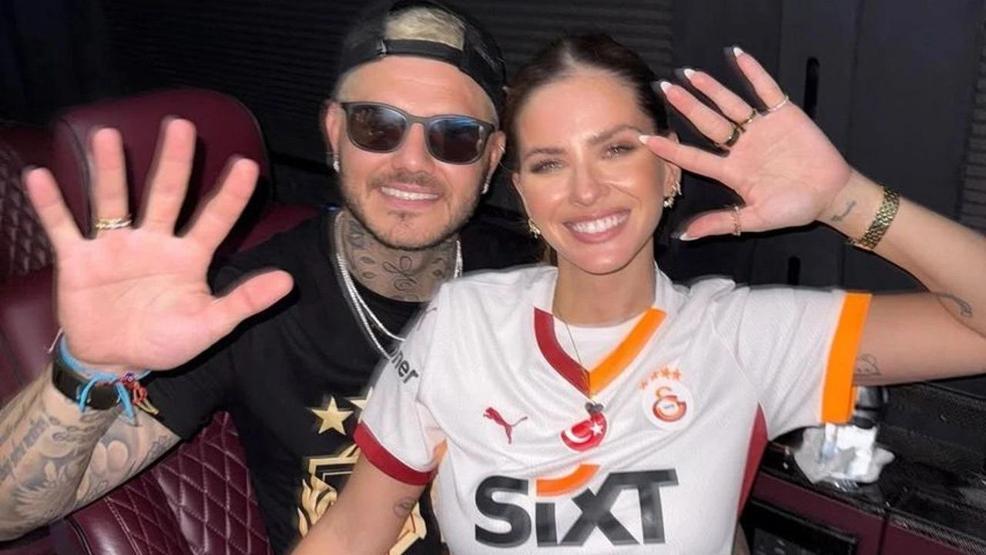 Galatasarayın yıldızı Icardinin büyük aşkı China Suarez ile çocuklarına bakın İSTANBULDAN SEVGİLERLE