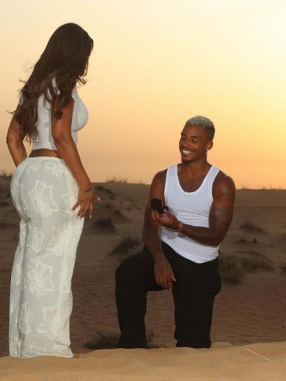 Galatasarayın yıldızı Mario Leminanın büyük aşkı Fanny Neguesha tarzıyla görenleri büyüledi: SENİ SEVİYORUZ YENGE