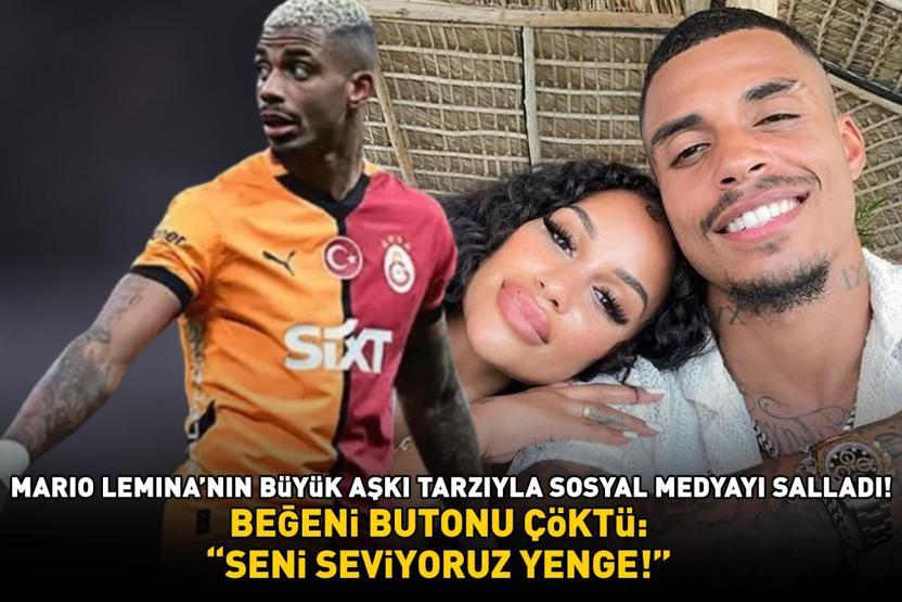 Galatasarayın yıldızı Mario Leminanın büyük aşkı Fanny Neguesha tarzıyla görenleri büyüledi: SENİ SEVİYORUZ YENGE