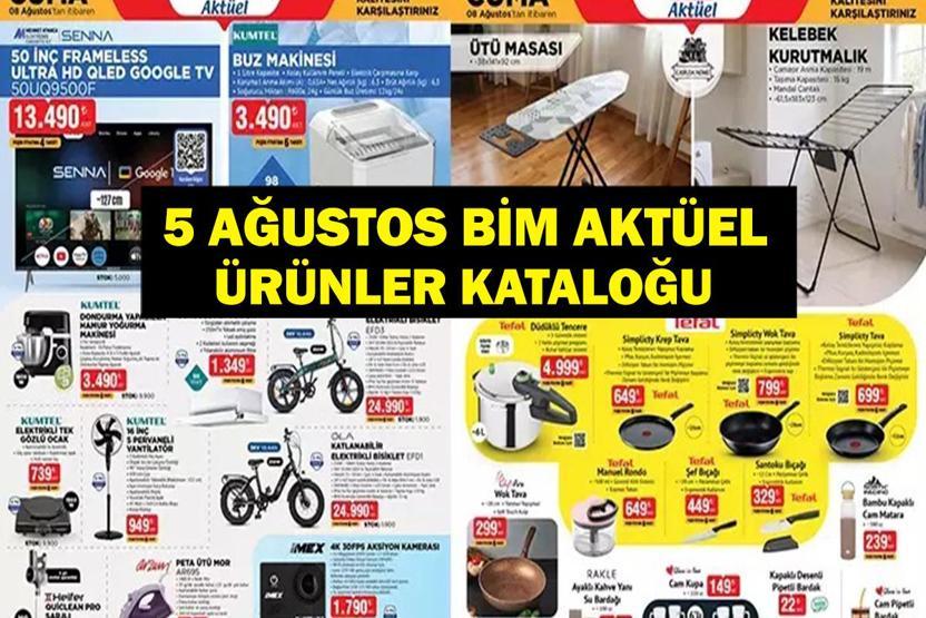 5 Ağustos BİM Aktüel Kataloğu: Teknolojik Ürünlerden Mutfak Gereçlerine İndirimler ve Sürprizler Hafta BİMde
