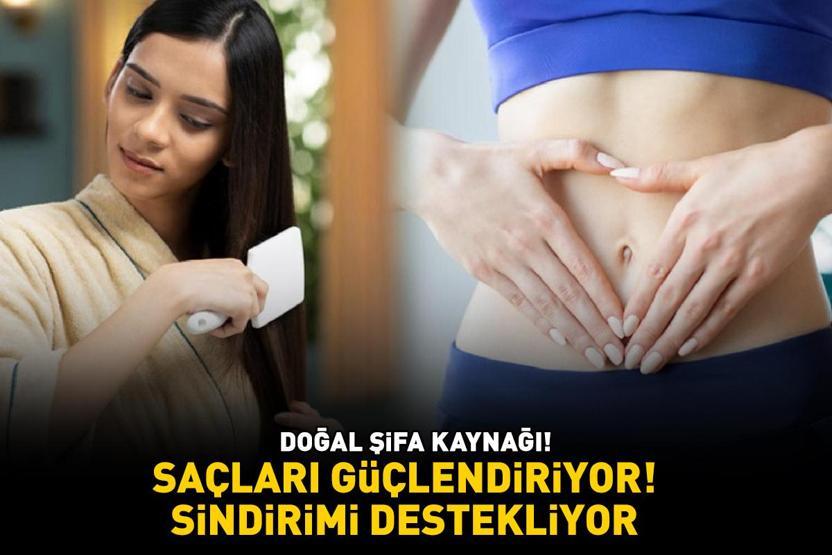 DOĞAL ŞİFA KAYNAĞI İçinde yok yok: Kalsiyum, magnezyum, demir, C vitamini... Saçları güçlendiriyor, sindirimi destekliyor