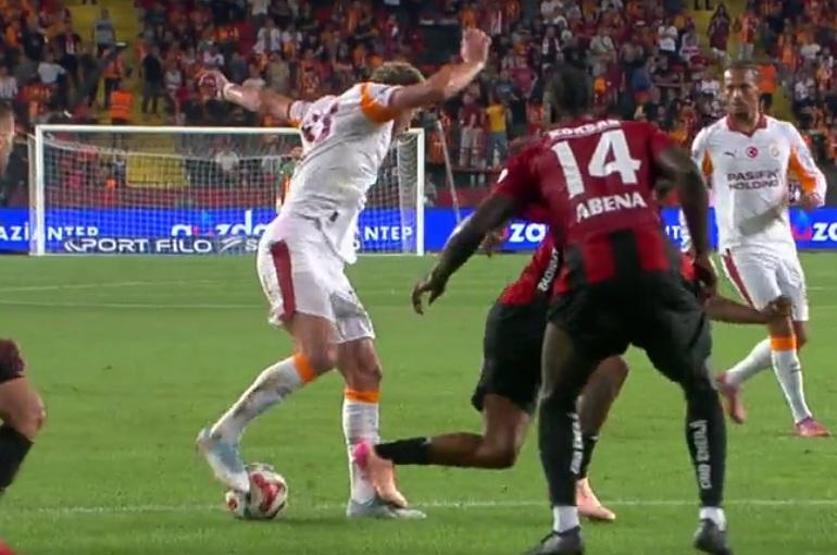 Gaziantep FK - Galatasaray maçının tartışmalı pozisyonları incelendi Penaltı kararı doğru mu