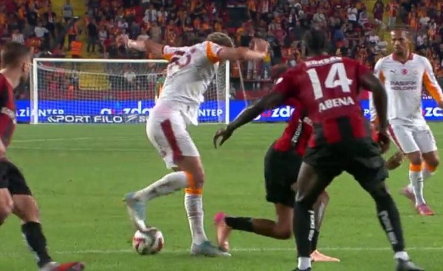 Gaziantep FK - Galatasaray maçının tartışmalı pozisyonları incelendi Penaltı kararı doğru mu