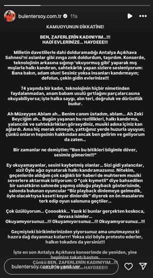 Bülent Ersoy seyircisine küfür mü etti İddialara bomba yanıt: Şunu herkes bilsin ki...