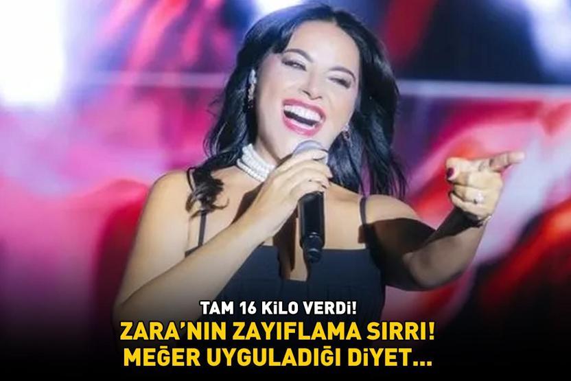 ZARANIN ZAYIFLAMA SIRRI Tam 16 kilo verdi Meğer ünlü şarkıcı fazlalıklarından bu diyetle kurtulmuş
