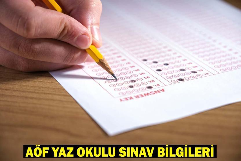 ANADOLU AÖF SINAV GİRİŞ BELGESİ ALMA: AÖF yaz okulu sınavı saat kaçta başlayacak, kaçta bitecek