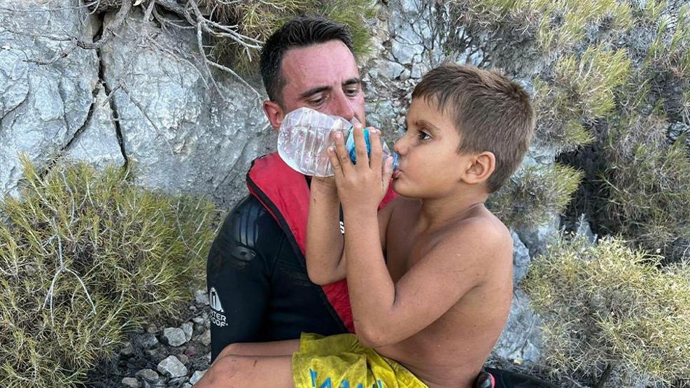 Muğlada 12 saat sonra gelen mucize Kayalıklara tırmanarak hayatta kalma mücadelesi: İHA ile tespit edildiler