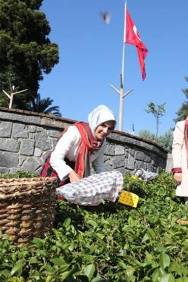 Bakan Göktaş Rize’de 63 yıllık evli Kanbur çiftine misafir oldu