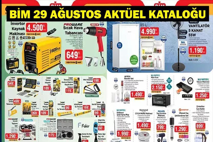 BİM 29 Ağustos Aktüel Ürünler: Teknoloji ve Ev Ürünlerinde Büyük Fırsatlar BİM’de Bu Hafta Neler Var 26-29 Ağustos Aktüel Katalog Detayları