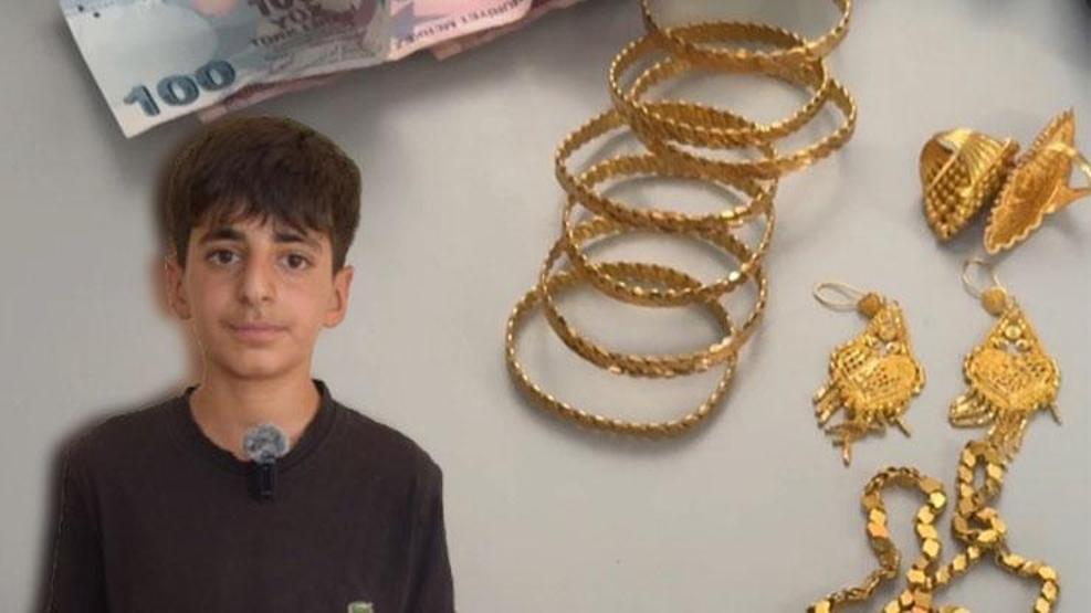 Çöpün yanında bulduğu 1,6 milyon liralık altını polise teslim etti