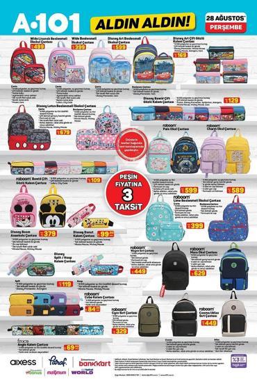 28 AĞUSTOS A101 KATALOĞU: Bu Perşembe A101’de neler indirimde A101 kırtasiye ürünleri bugün satışta