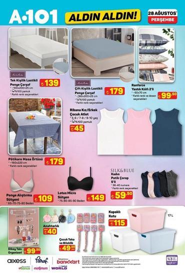 28 AĞUSTOS A101 KATALOĞU: Bu Perşembe A101’de neler indirimde A101 kırtasiye ürünleri bugün satışta