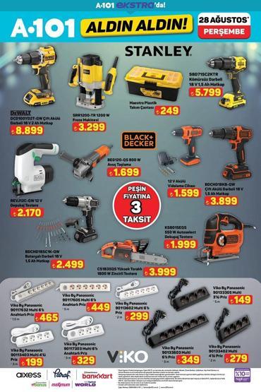 28 AĞUSTOS A101 KATALOĞU: Bu Perşembe A101’de neler indirimde A101 kırtasiye ürünleri bugün satışta