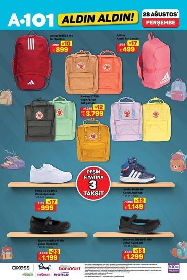 28 AĞUSTOS A101 KATALOĞU: Bu Perşembe A101’de neler indirimde A101 kırtasiye ürünleri bugün satışta