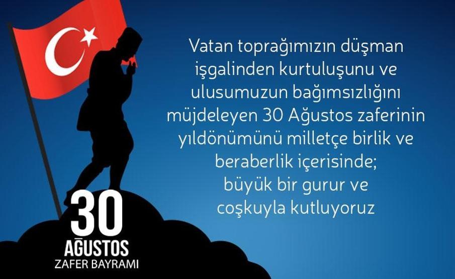 30 AĞUSTOS ZAFER BAYRAMI MESAJLARI RESİMLİ 2025: Anlamlı, özel, yeni 30 Ağustos Zafer Bayramı kutlama mesajları ve sözleri