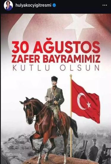 Ünlü isimlerden 30 Ağustos Zafer Bayramı mesajları