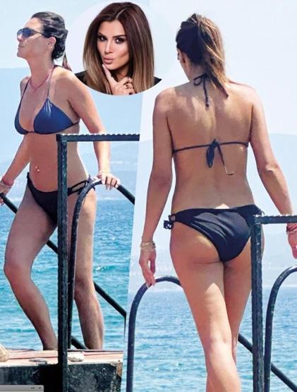 Öykü Karayel oğlu Roman ile tatilde