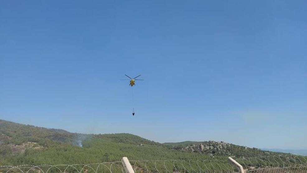 Denizlide orman yangını 2 mahalle boşaltıldı