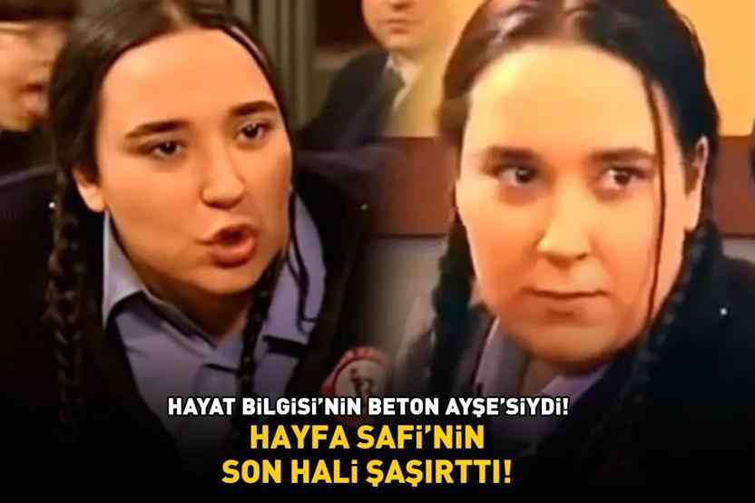Hayat Bilgisinin Beton Ayşesiydi Hayfa Safinin son hali şaşırttı Bakın artık ne iş yapıyor…