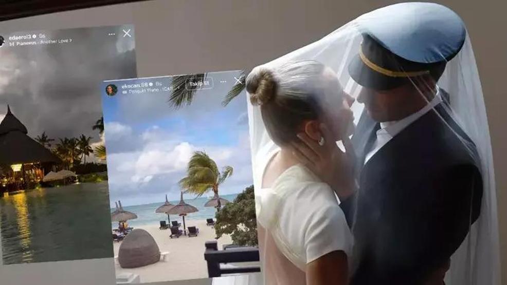 Düğünleri Çok Konuşulmuştu Eda Erol-Ekrem Karaçayır Çiftinin Balayı Rotası Belli Oldu