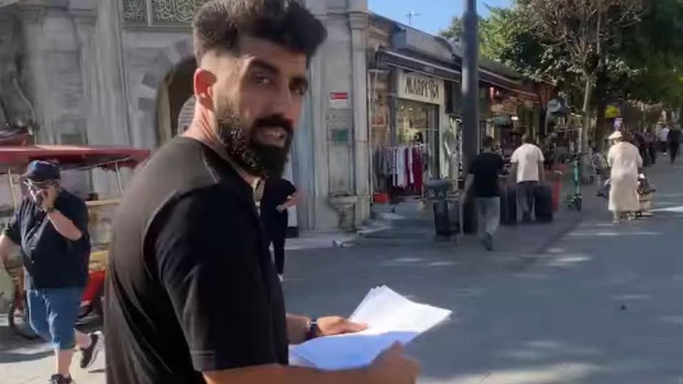 Fatih’te motosiklet krizi: Ceza kesilince ateşe verdi
