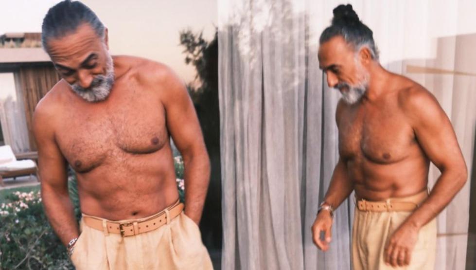 Muhteşem Yüzyılın Sümbül Ağası Selim Bayraktardan kas şov KİM DER Kİ 50 YAŞINDA