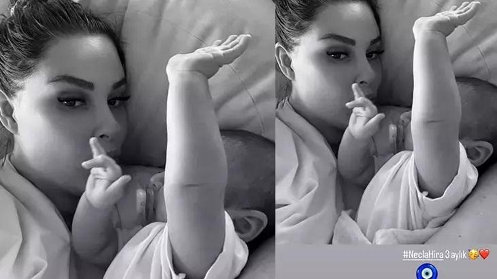 3. kez anne olmanın heyecanını yaşamıştı İşte Tuğçe Tayfurın kızı Necla Hiranın son hali...