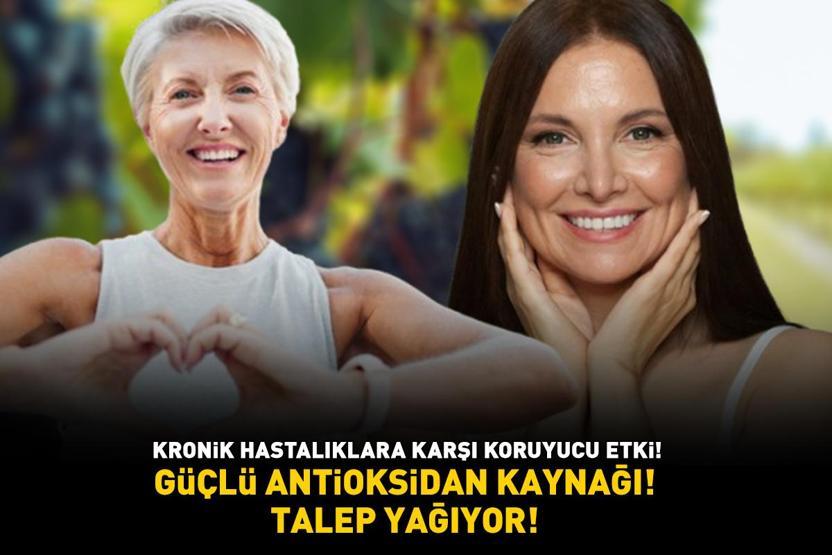 KİLOSU 200 TL Güçlü antioksidan kaynağı Yaşlanma belirtilerini geciktiriyor, kronik hastalıklara karşı koruyucu etki sağlıyor