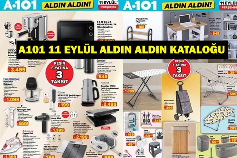 A101 AKTÜEL 11 EYLÜL KATALOĞU: A101de Bu Hafta Neler İndirimde Mikrodalga Fırın, Kahve Makinesi, Elektrikli Araç Şarj İstasyonu, Moped... İşte A101 Aktüel İndirim Broşürü