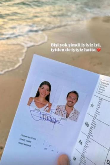 Sessiz sedasız gelin oldu Ceren Moray Doğu Orcan çiftinin mutluluğuna beğeni yağdı