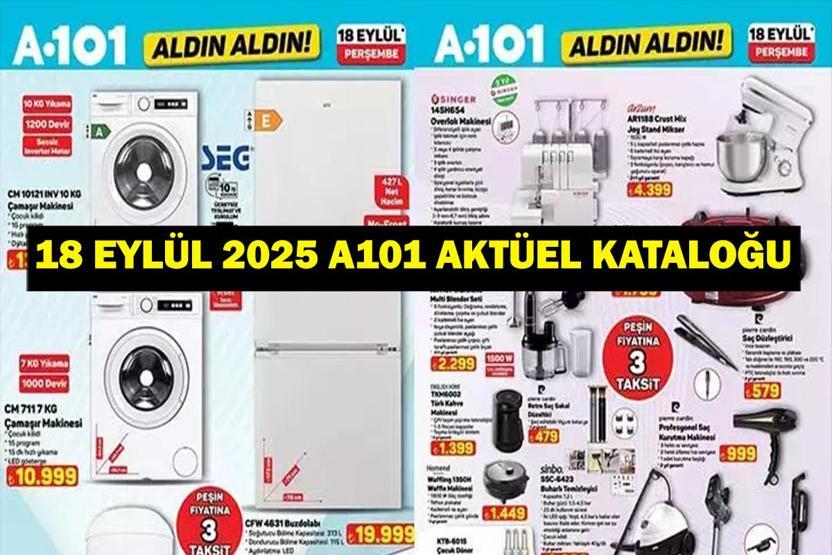 A101 18 Eylül Aktüel Ürünler Kataloğu: Bu Hafta A101 Aldın Aldın 18 Eylül Kataloğunda Neler Var Elektrikli Ocaktan Kamp Sandalyesine İndirim Yağmuru...