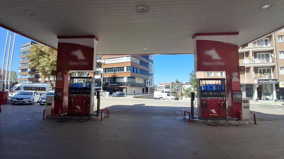 Faciaya ramak kala Akaryakıt istasyonunda korku dolu anlar