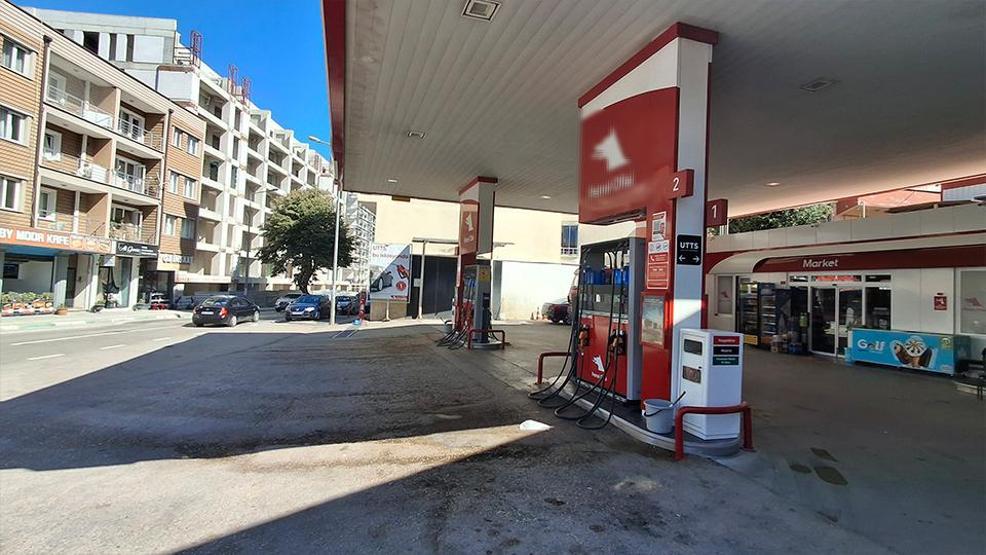 Faciaya ramak kala Akaryakıt istasyonunda korku dolu anlar