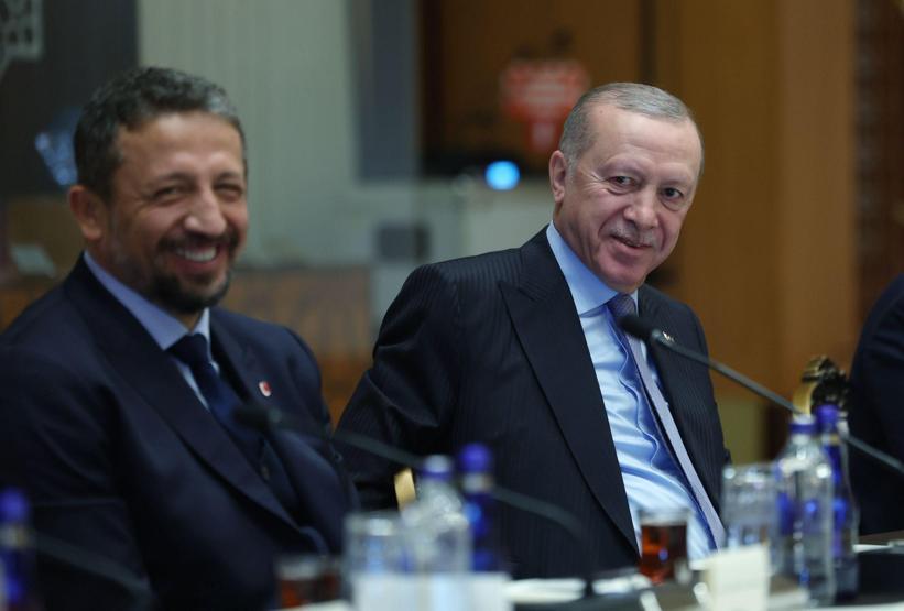 Cumhurbaşkanı Erdoğan, A Milli Basketbol Takımını kabul etti