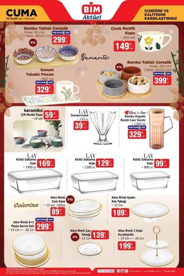 19 EYLÜL BİM İNDİRİMLİ ÜRÜNLER: BİMde Bu Hafta Neler İndirimde İşte 19 Eylül 2025 Cuma BİM Aktüel Kataloğu...