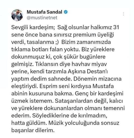 Lvbel C5ten olay gönderme: Eskiler turşu olduğu için deliriyor Mustafa Sandal, bakın ne yanıt verdi
