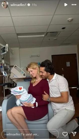 Wilma Elles Dördüncü Kez Anne Oldu İşte Oğlunun Adı