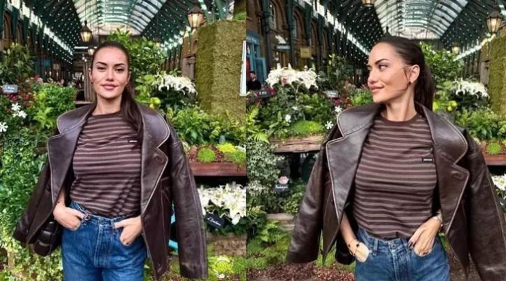 Fahriye Evcen Londra Sokaklarını Podyuma Dönüştürdü