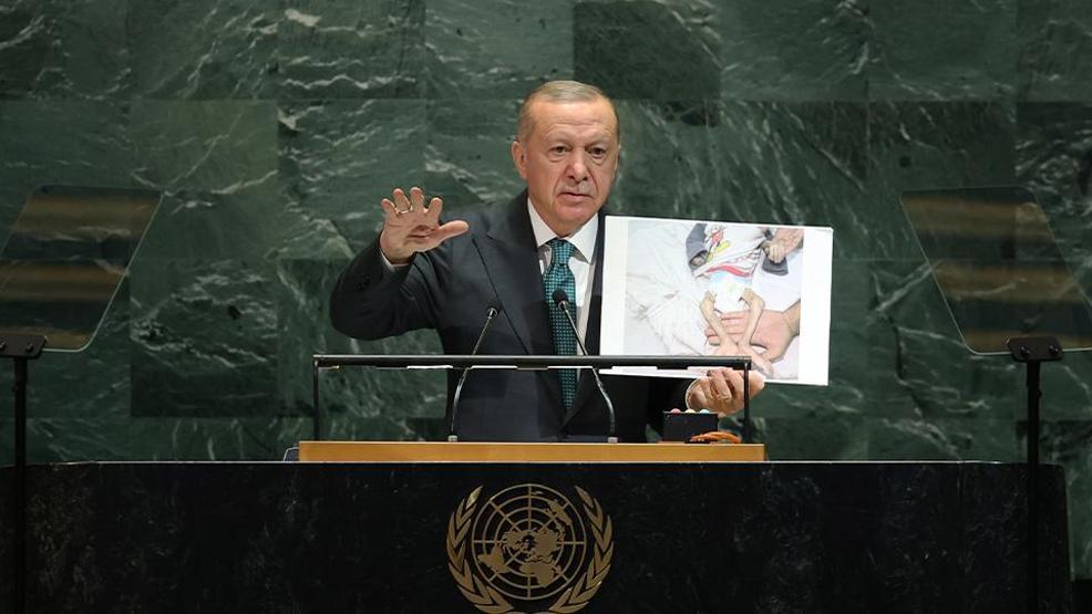 Cumhurbaşkanı Erdoğanın BM kürsüsündeki sözleri dünya manşetlerinde: Gazzeden Keşmire adalet çağrısı