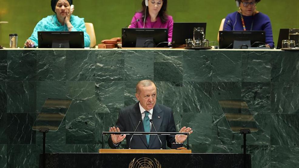 Cumhurbaşkanı Erdoğanın BM kürsüsündeki sözleri dünya manşetlerinde: Gazzeden Keşmire adalet çağrısı