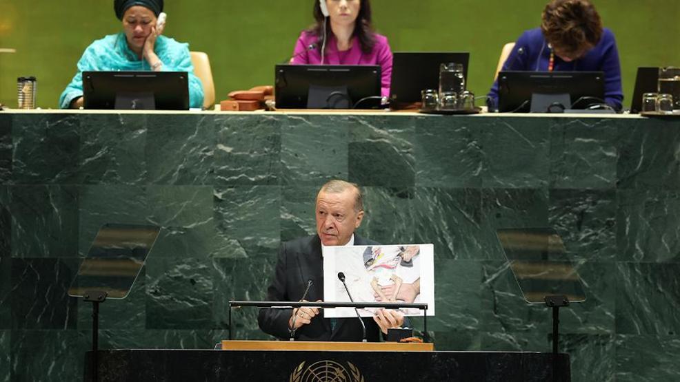 Cumhurbaşkanı Erdoğanın BM kürsüsündeki sözleri dünya manşetlerinde: Gazzeden Keşmire adalet çağrısı