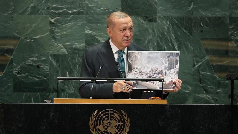 Cumhurbaşkanı Erdoğanın BM kürsüsündeki sözleri dünya manşetlerinde: Gazzeden Keşmire adalet çağrısı