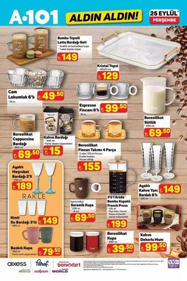 A101 25 Eylül Aktüel Ürünler Kataloğu: Bu Hafta A101 Aldın Aldın 25 Eylül Kataloğunda Neler Var Elektrikli Bisikletten Beyaz Eşyaya İndirim Yağmuru...