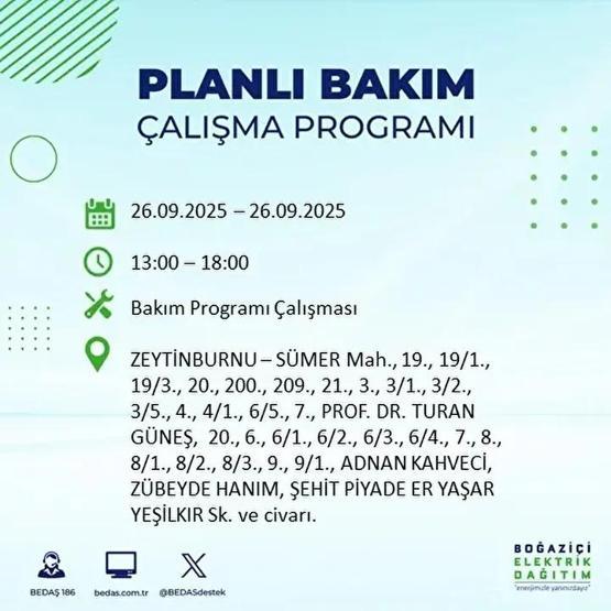 26 EYLÜL İSTANBUL ELEKTRİK KESİNTİSİ: 23 İlçede Elektrik Yok İstanbul Elektrik Kesintisi Ne Zaman Bitecek Kesintiden Hangi İlçeler Etkilenecek