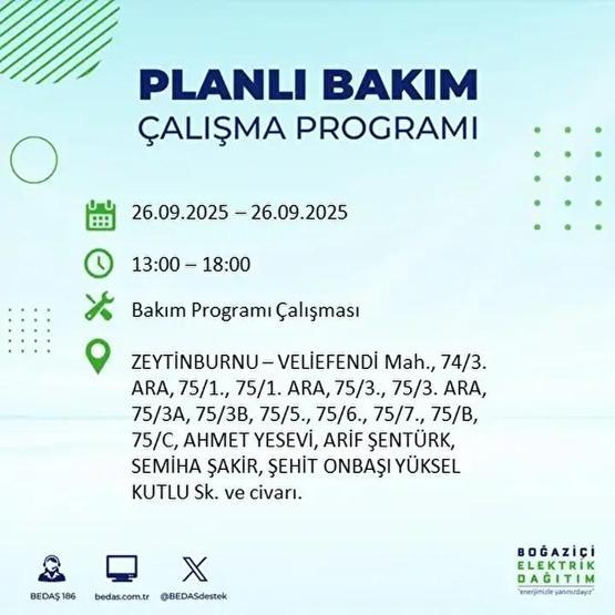 26 EYLÜL İSTANBUL ELEKTRİK KESİNTİSİ: 23 İlçede Elektrik Yok İstanbul Elektrik Kesintisi Ne Zaman Bitecek Kesintiden Hangi İlçeler Etkilenecek