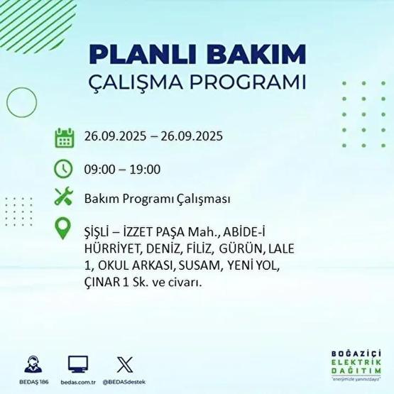 26 EYLÜL İSTANBUL ELEKTRİK KESİNTİSİ: 23 İlçede Elektrik Yok İstanbul Elektrik Kesintisi Ne Zaman Bitecek Kesintiden Hangi İlçeler Etkilenecek