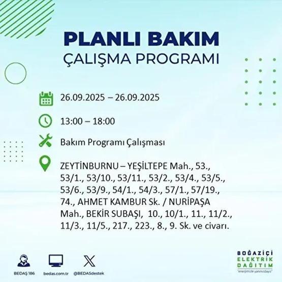 26 EYLÜL İSTANBUL ELEKTRİK KESİNTİSİ: 23 İlçede Elektrik Yok İstanbul Elektrik Kesintisi Ne Zaman Bitecek Kesintiden Hangi İlçeler Etkilenecek