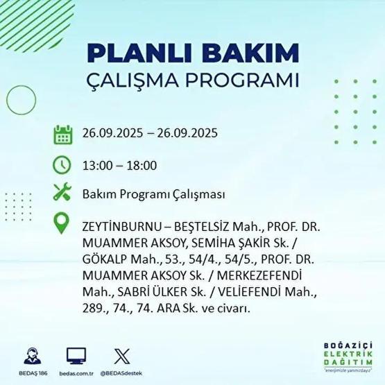 26 EYLÜL İSTANBUL ELEKTRİK KESİNTİSİ: 23 İlçede Elektrik Yok İstanbul Elektrik Kesintisi Ne Zaman Bitecek Kesintiden Hangi İlçeler Etkilenecek